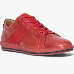 Sneakers en Cuir Kalou rouges