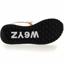 Sneakers en Cuir Kis blanc/doré