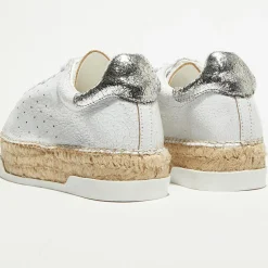 Sneakers en Cuir Lancry Queen argentées