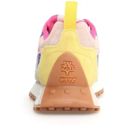 Sneakers en Cuir Loop argentées