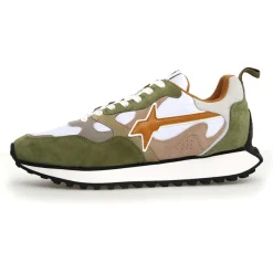 Sneakers en Cuir Loop beiges