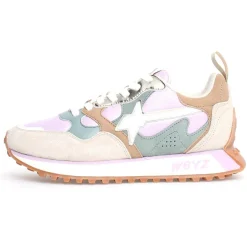 Sneakers en Cuir Loop beiges