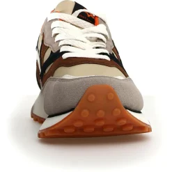 Sneakers en Cuir Loop beiges