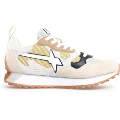 Sneakers en Cuir Loop beiges