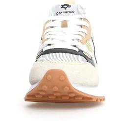 Sneakers en Cuir Loop beiges