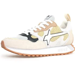 Sneakers en Cuir Loop beiges