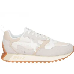 Sneakers en Cuir Loop beiges