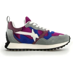 Sneakers en Cuir Loop bleues