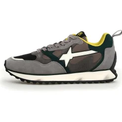 Sneakers en Cuir Loop grises