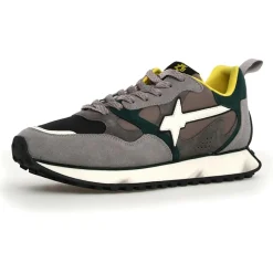 Sneakers en Cuir Loop grises