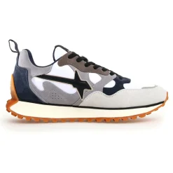 Sneakers en Cuir Loop grises