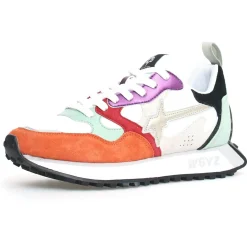 Sneakers en Cuir Loop orange