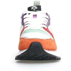 Sneakers en Cuir Loop orange