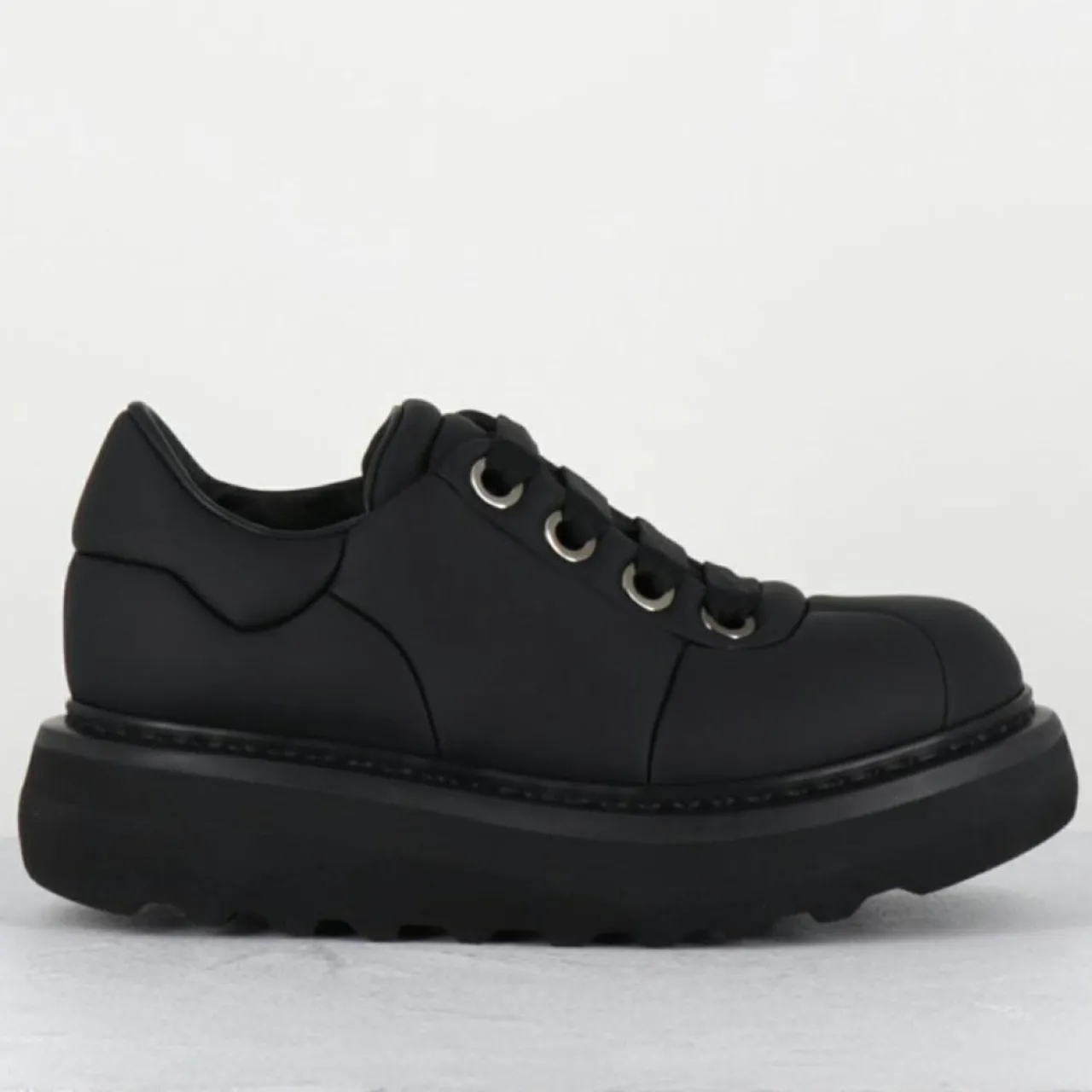 Sneakers en Cuir M6610 noires - Talon : 10.5cm