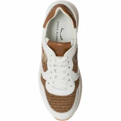 Sneakers en Cuir Maran blanc/marron
