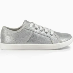 Sneakers en Cuir métallisé Irvin argentées