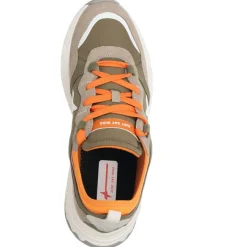 Sneakers en Cuir Next kaki