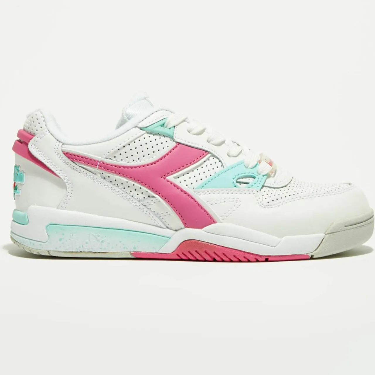 Sneakers en Cuir Rebound Ace rose/blanc/bleu