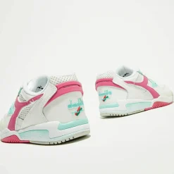 Sneakers en Cuir Rebound Ace rose/blanc/bleu