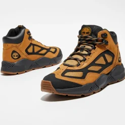 Sneakers en Cuir Ripcord Mid Hiker camel/noir