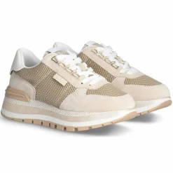 Sneakers en Cuir Victoire beiges