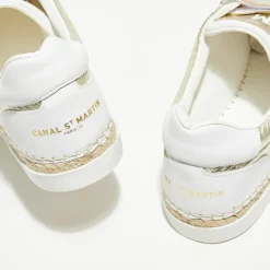 Sneakers en Cuir Wonder dorées