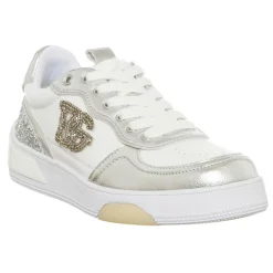Sneakers en Cuir Wow blanc/argenté