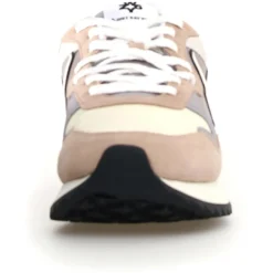 Sneakers en Cuir Yak beiges