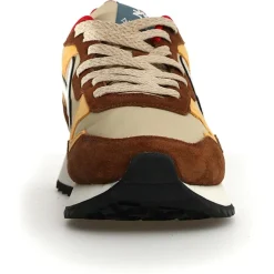 Sneakers en Cuir Yak beiges