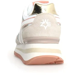 Sneakers en Cuir Yak beiges