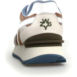 Sneakers en Cuir Yak blanches