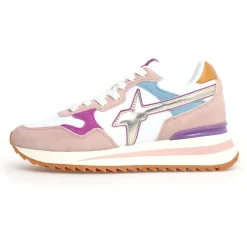 Sneakers en Cuir Yak blanches