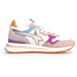 Sneakers en Cuir Yak blanches