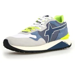 Sneakers en Cuir Yak blanches