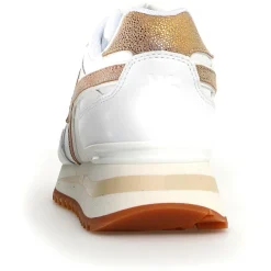 Sneakers en Cuir Yak blanches