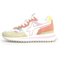 Sneakers en Cuir Yak blanches