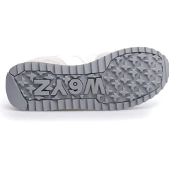 Sneakers en Cuir Yak blanches