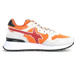 Sneakers en Cuir Yak grises