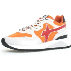 Sneakers en Cuir Yak grises