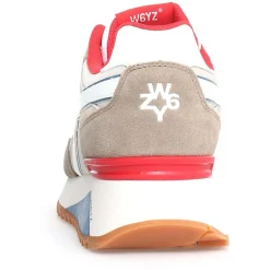 Sneakers en Cuir Yak grises