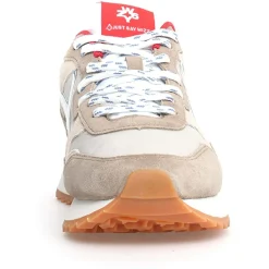 Sneakers en Cuir Yak grises