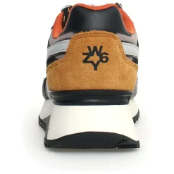 Sneakers en Cuir Yak grises