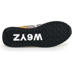 Sneakers en Cuir Yak grises