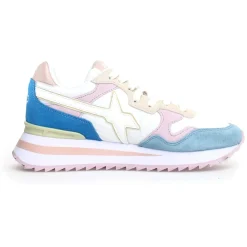 Sneakers en Cuir Yak grises