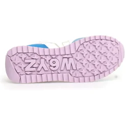 Sneakers en Cuir Yak grises