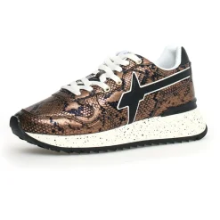 Sneakers en Cuir Yak noires