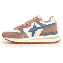 Sneakers en Cuir Yak taupe