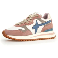 Sneakers en Cuir Yak taupe