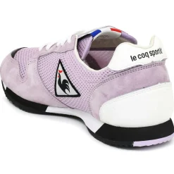 Sneakers en Mesh & Velours de Cuir Made in France Race orchidée