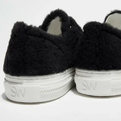 Sneakers en Peau de Mouton Ollie Chill noires